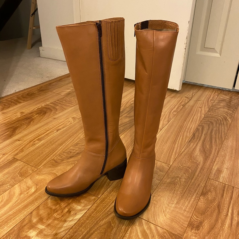 Farylrobin “Esteban” Distressed Riding Boots